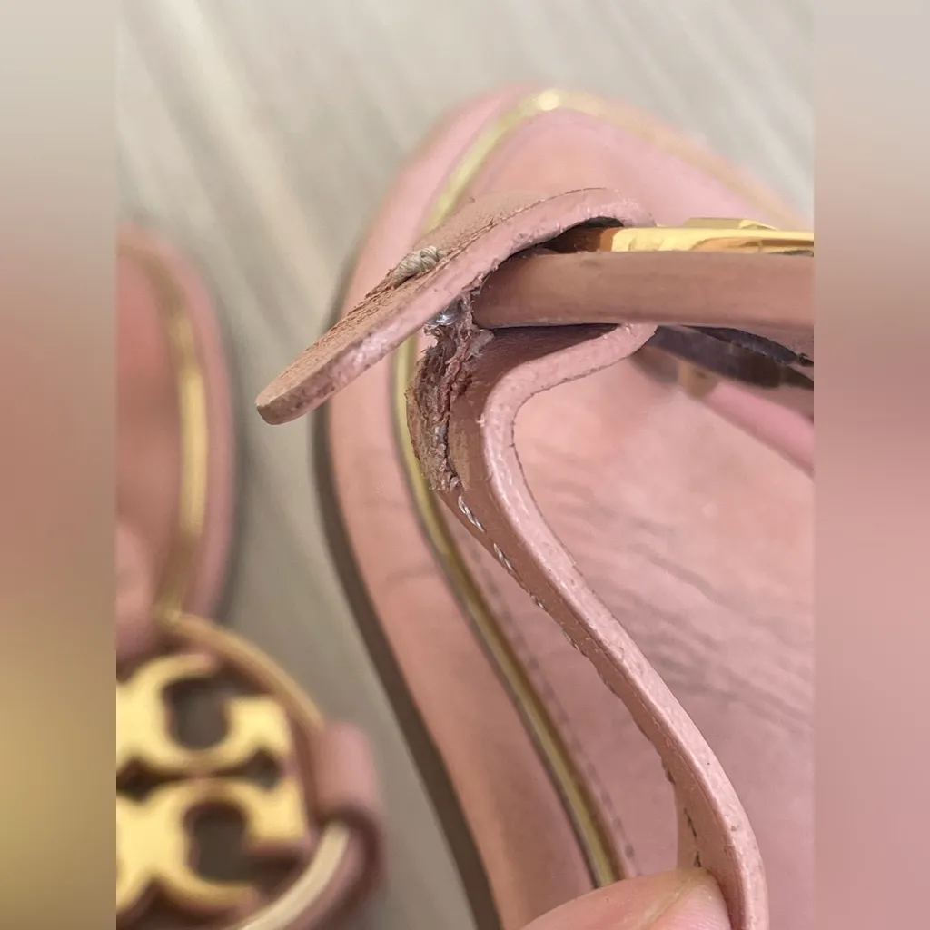 Tory Burch Tan and Gold Sandals - Image 10