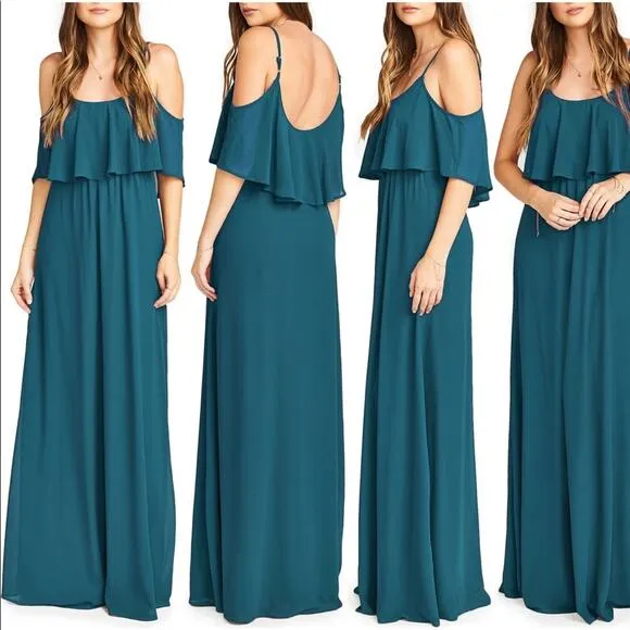 Show Me Your Mumu Caitlin Ruffle Maxi Medium NWT - Image 2