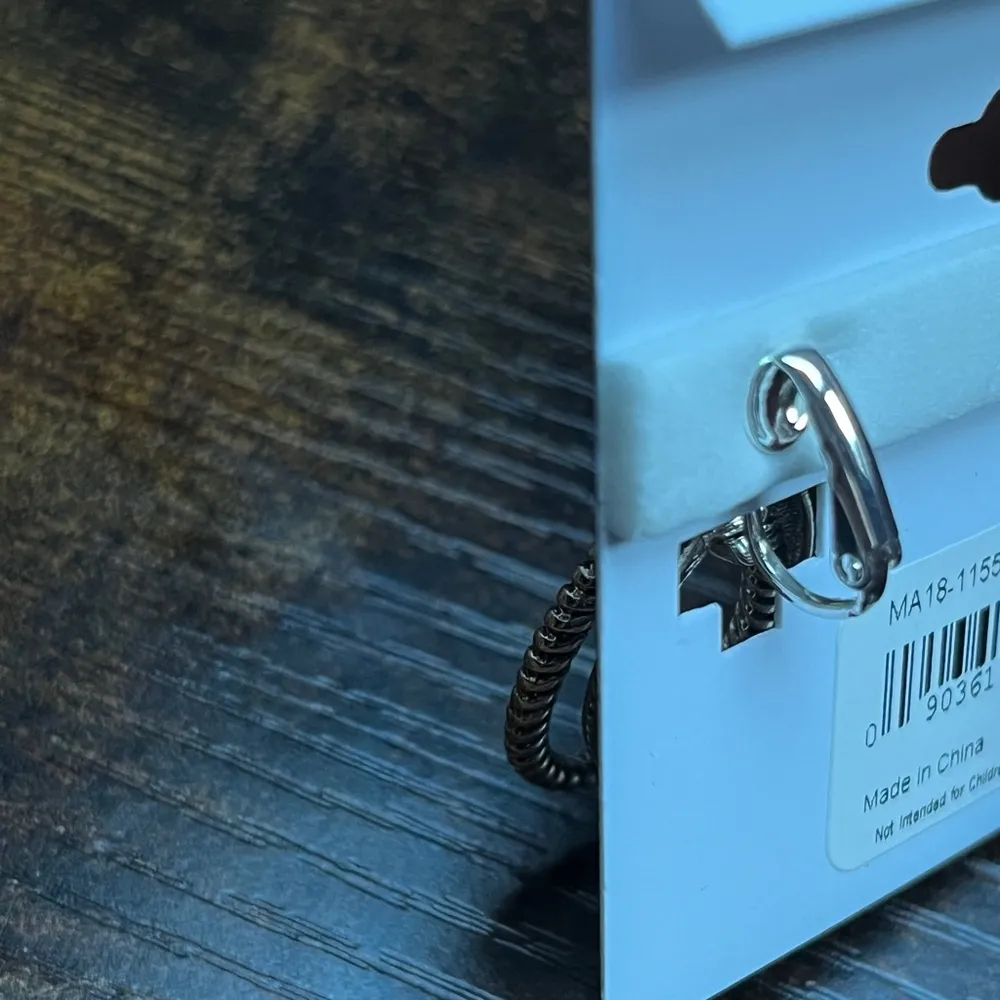 Sensitive Ears Dangle Double Teardrop Earrings Silver - Image 4