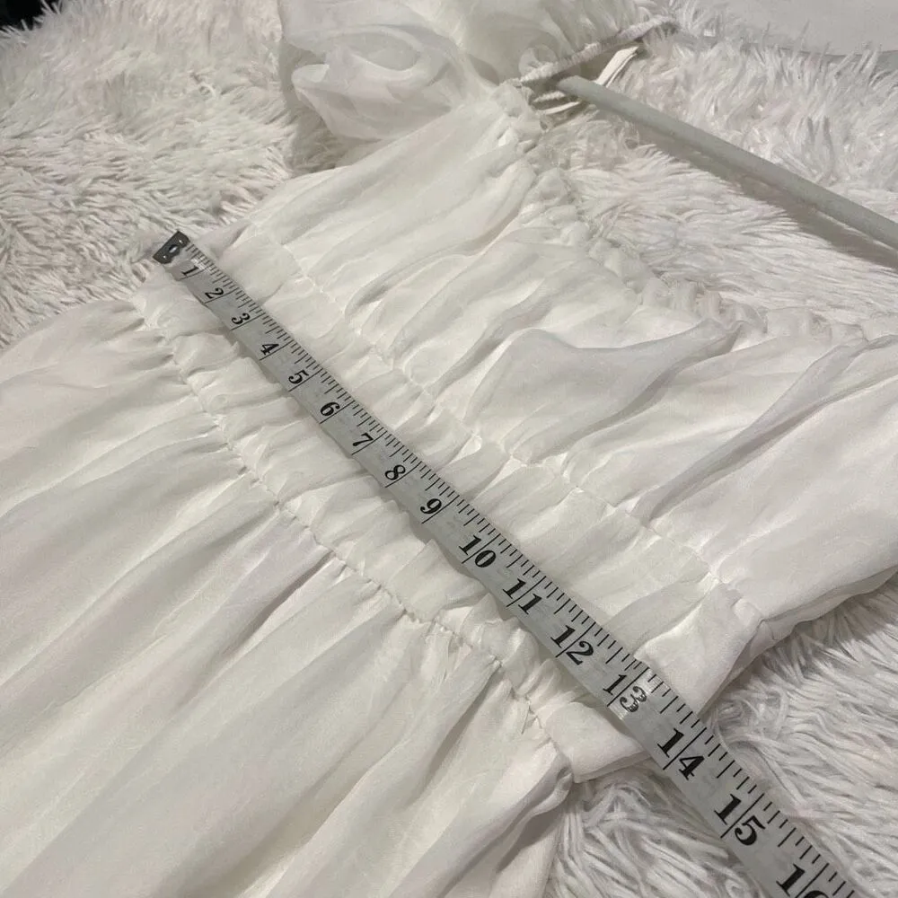 NEW Reformation Mayme Midi Dress in Ivory Size 4 - Image 5