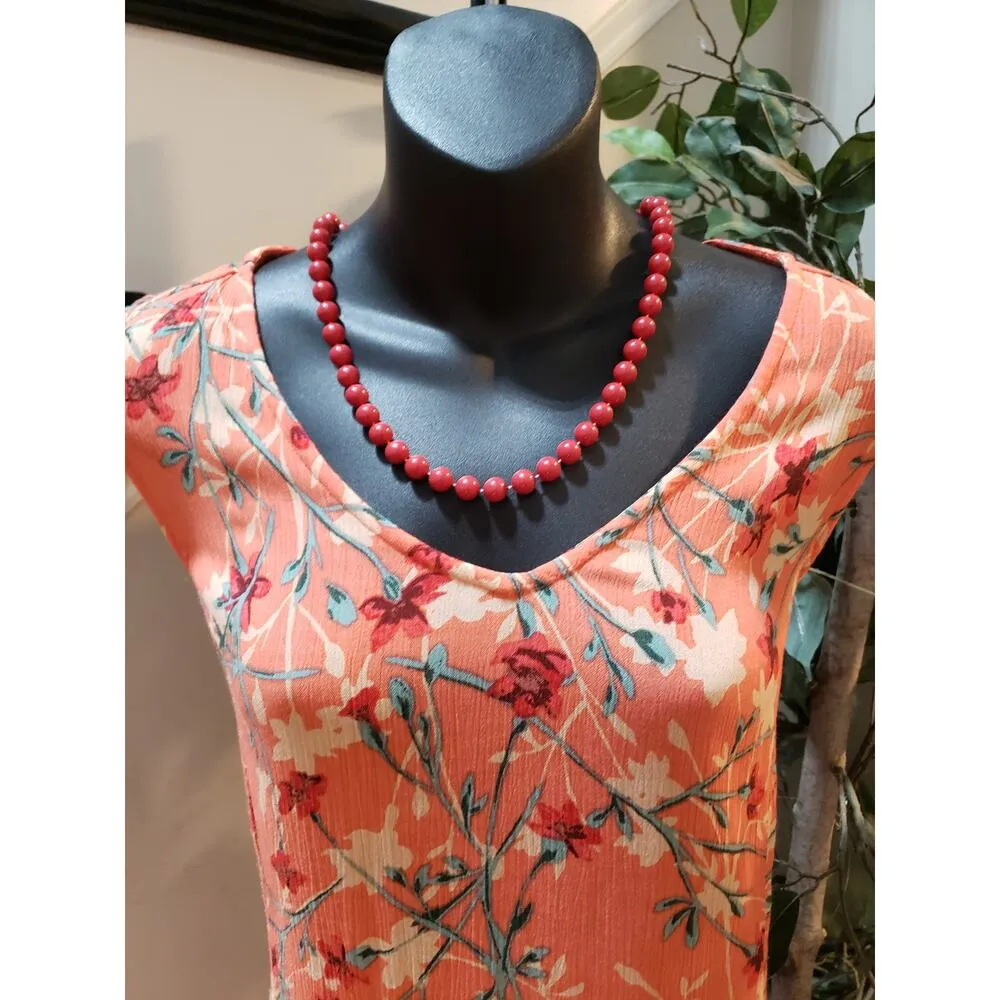 Woman Within Maxi Dress Women's 14/16 Multi Floral Stretch Sleeveless V Neck - Image 5