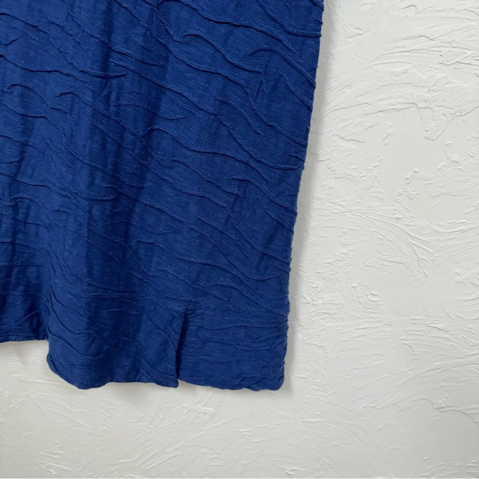 Horny Toad Blue Textured Sleeveless Dress Womens XS Athletic Outdoorsy Hiking - Image 3