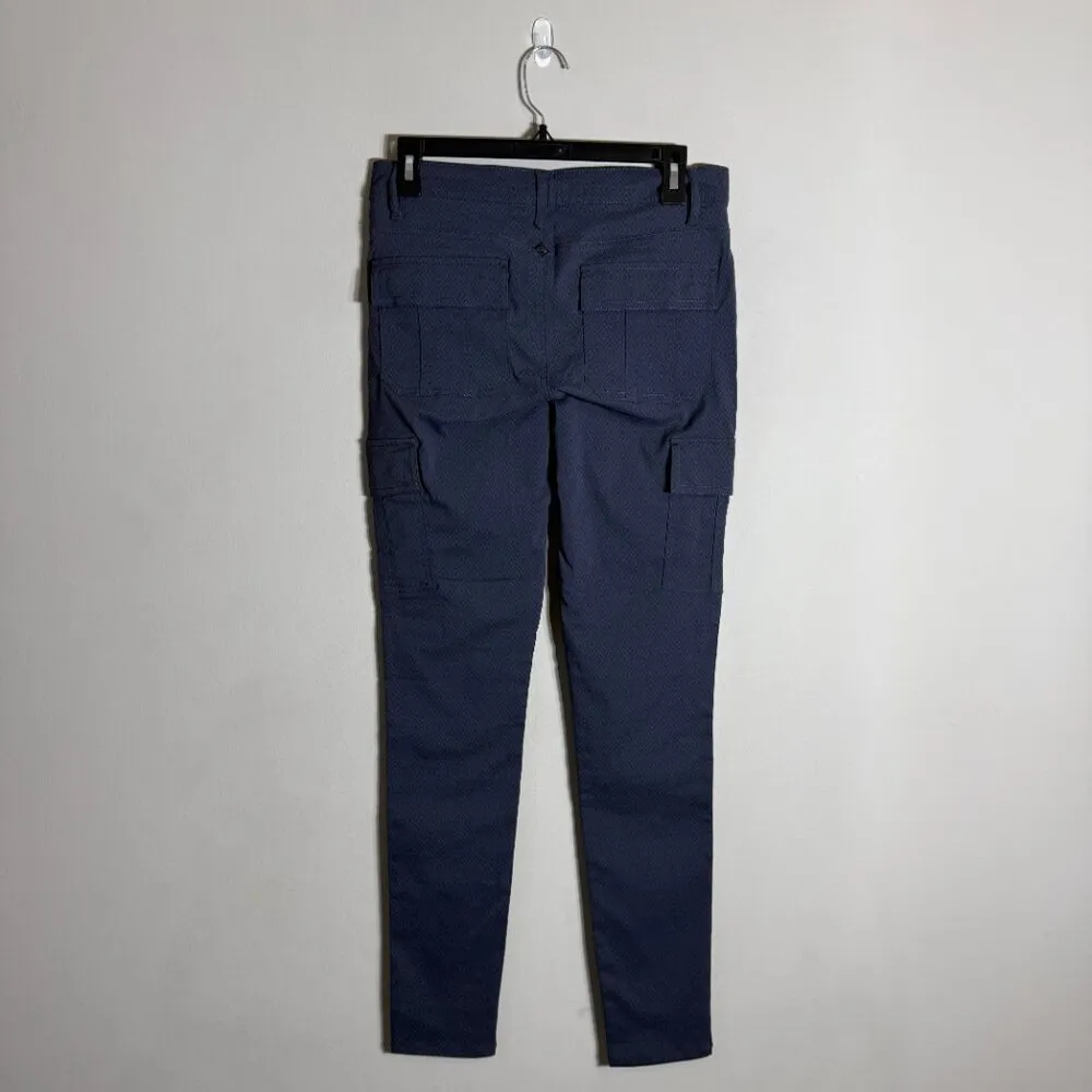 Prana Meme Cargo Printed Skinny Leg Pants Women's 6 Gray Hiking Outdoor NWOT - Image 4