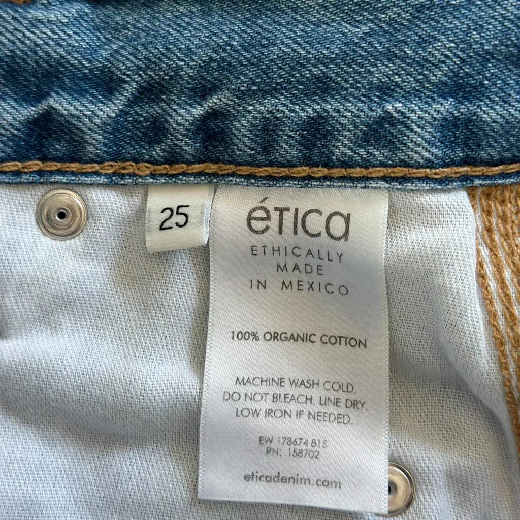 Etica Quinn Relaxed Barrel Jean in Rockaway, Size 25 - Image 6