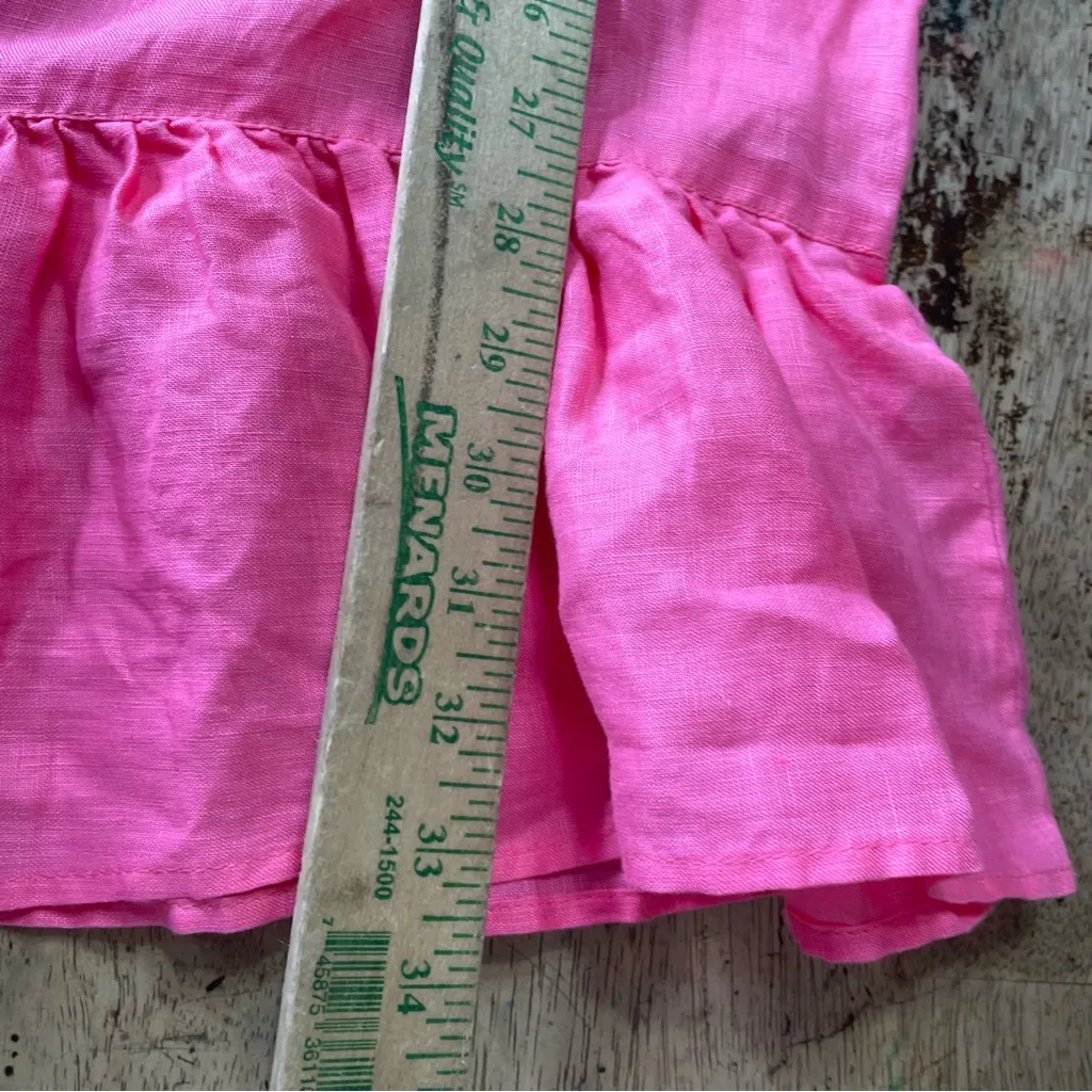 HIHO linen‎ tank dress with pockets medium Pink - Image 5