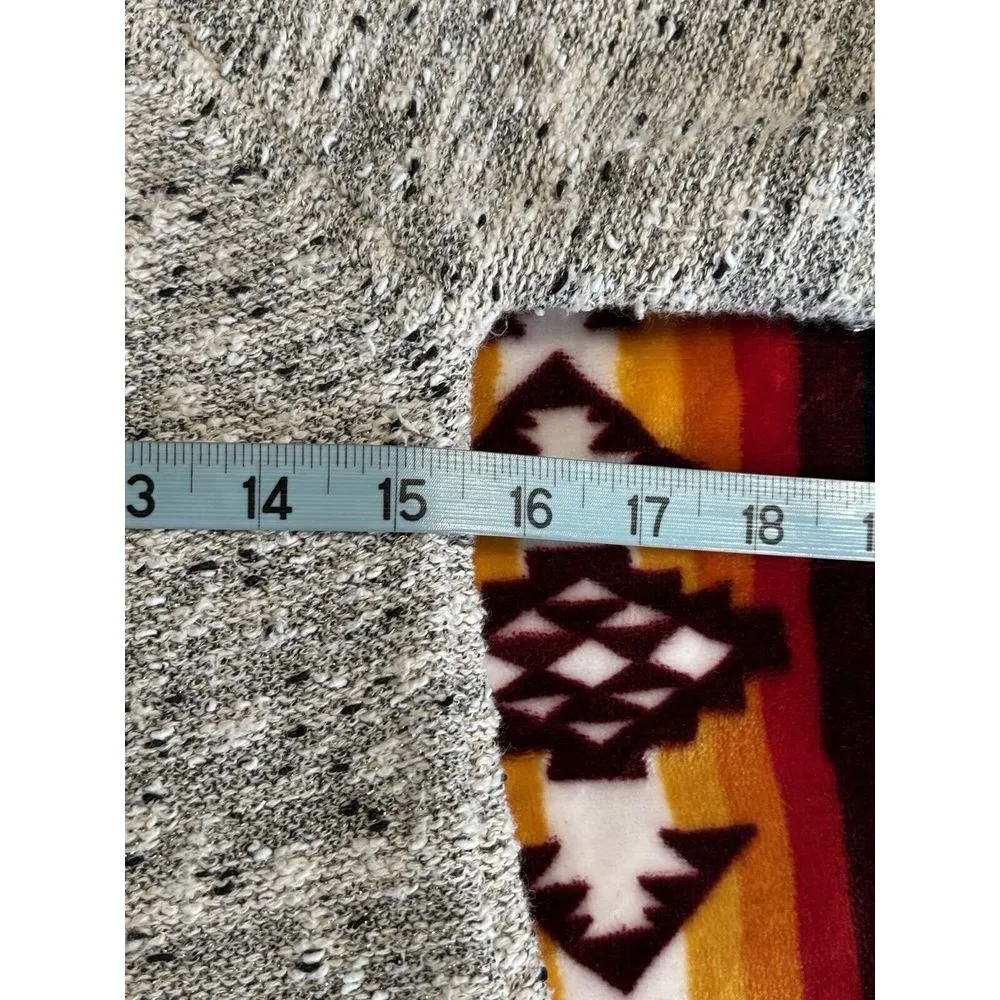 Style &‎ Co. Petite Cream/Black/Gold Metallic Knit Long Sleeve Sweater Size PS - Image 6