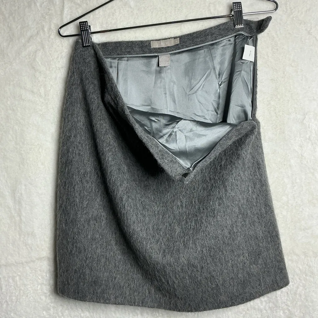 Y2k 90;s vintage J. Crew gray 100 acetato Wool Blend size 6 - Image 6