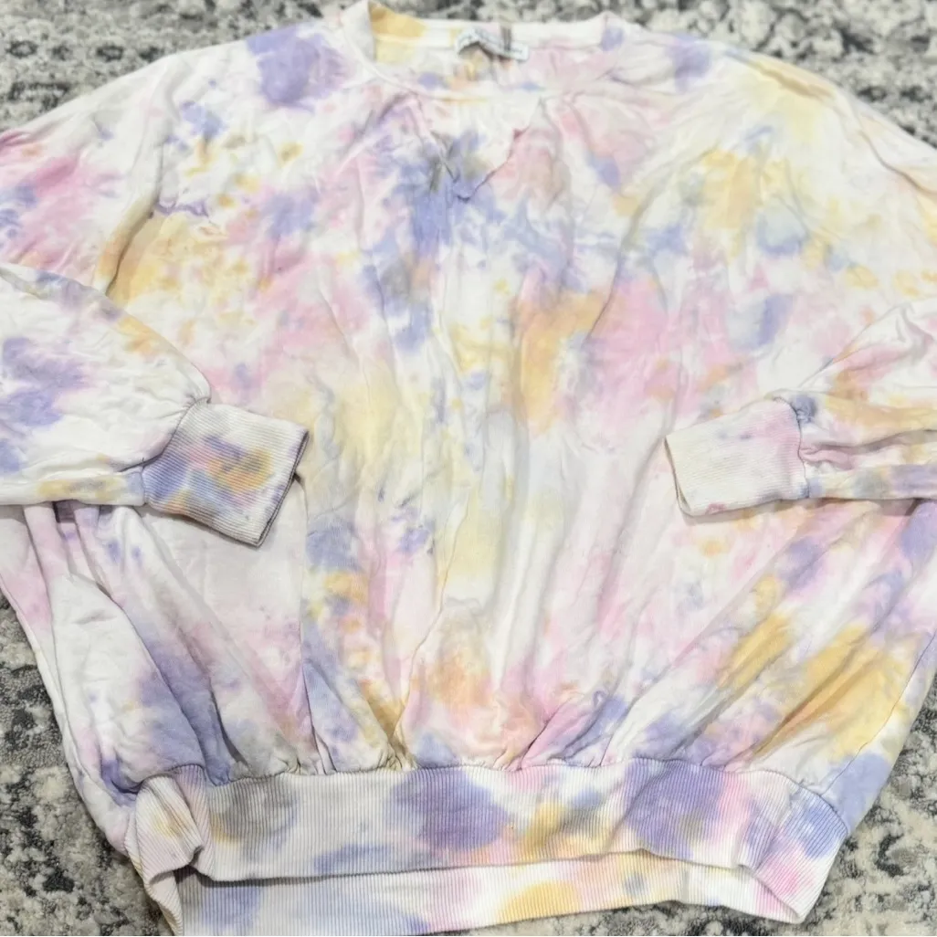 Young Fabulous & Broke Pastel 2-Piece Tie-Dye Lounge Set - Image 9
