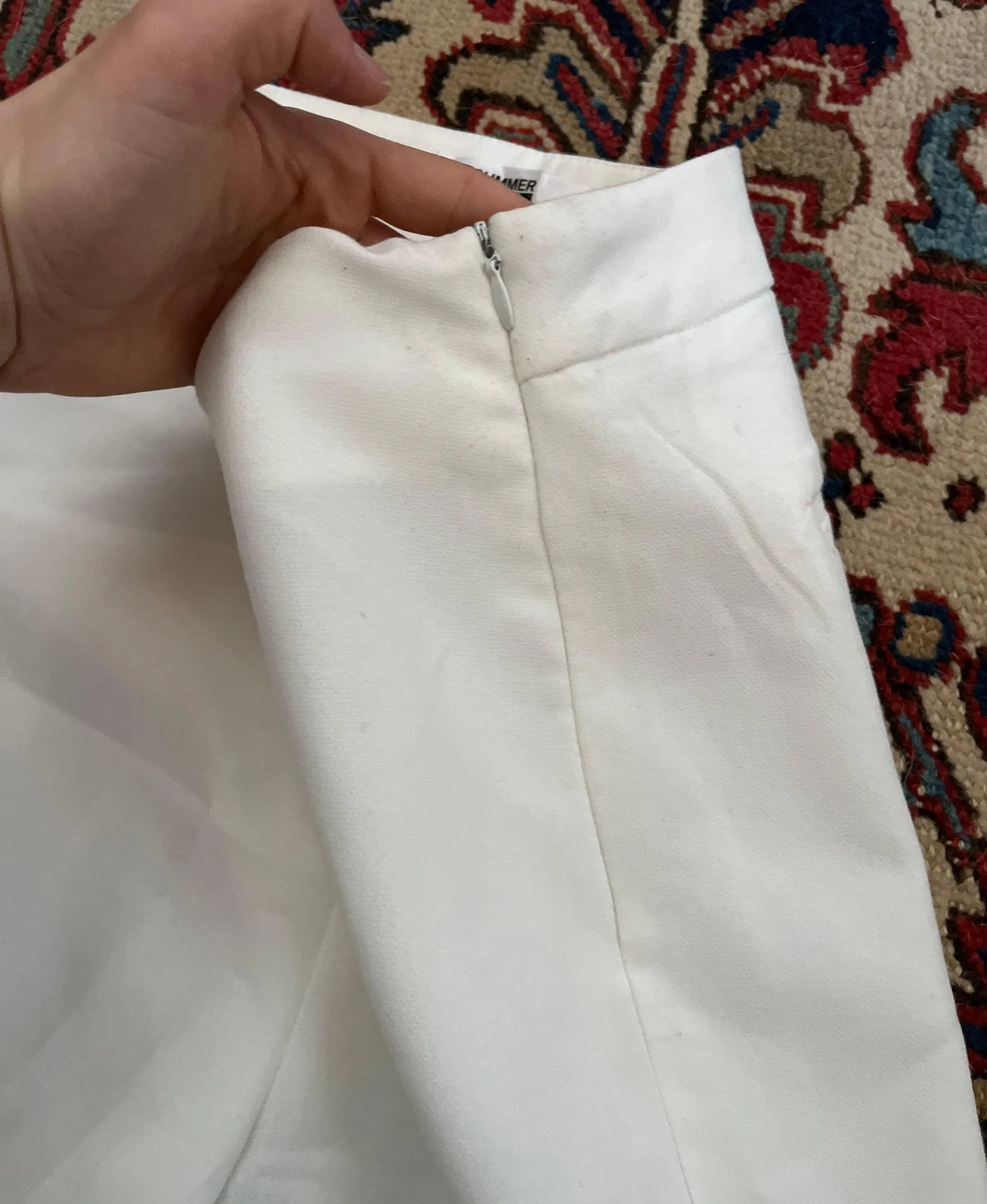 White Wide Leg Pants - Image 5