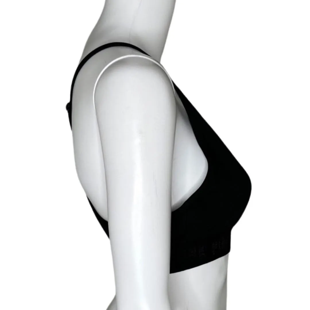 Victoria's Secret Bra Women Large Black Ultimate Lightly Lined Racerback Neutral - Image 2