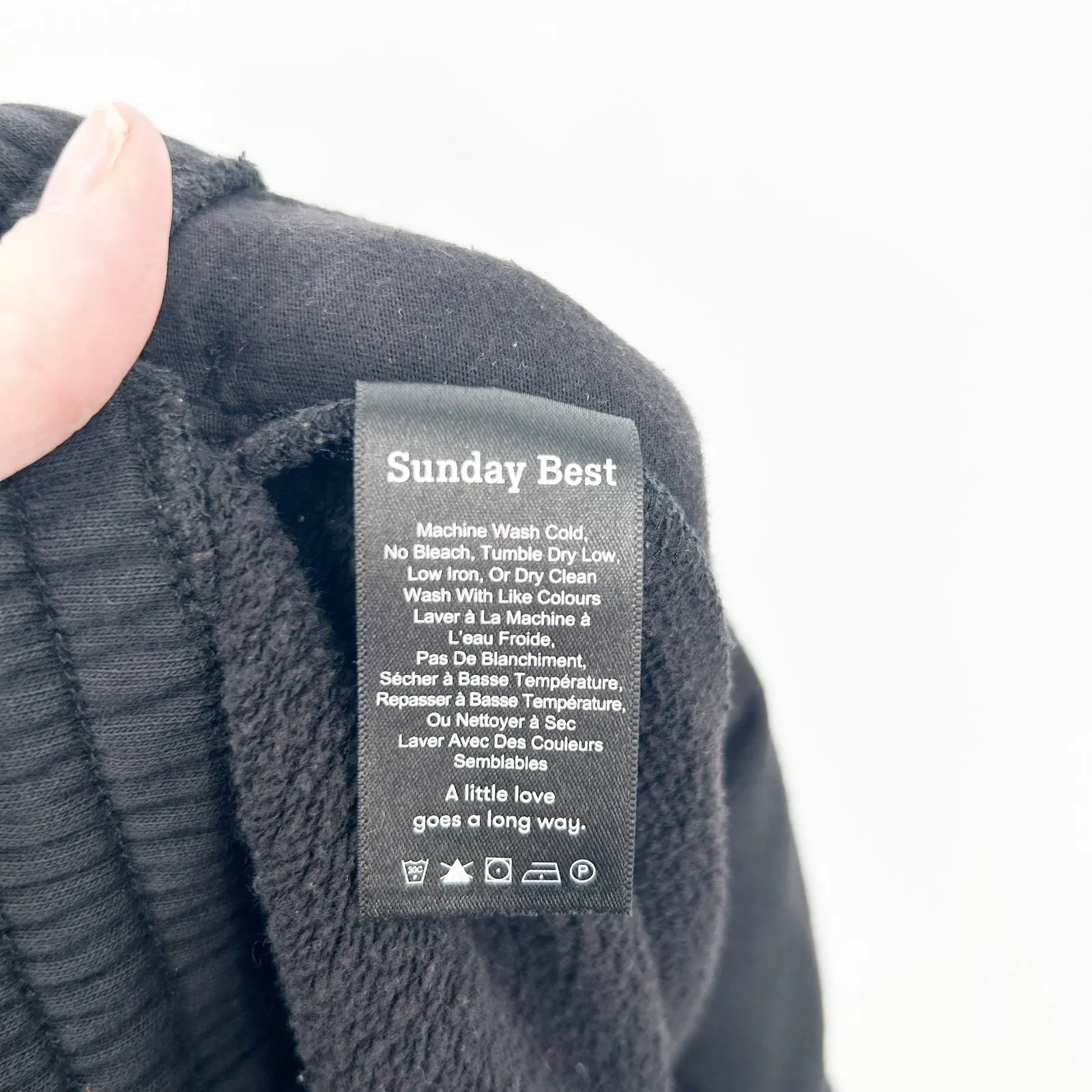 Aritzia Sunday Best Womens Athleisure Lounge Fleece Jogger‎ Sweatpants Size M Black Size M - Image 5