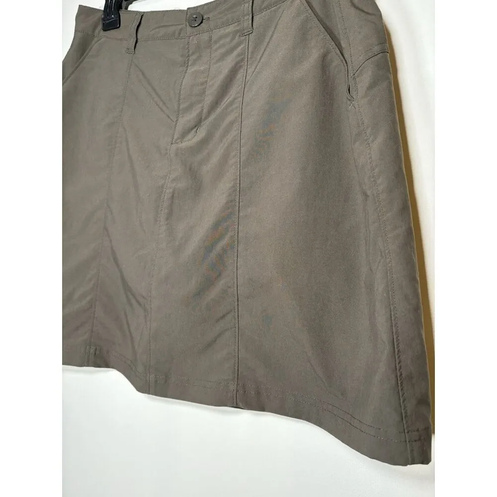 PATAGONIA Inter-Continental Hideway Loden Skirt Army Green Skort 6 - Image 3