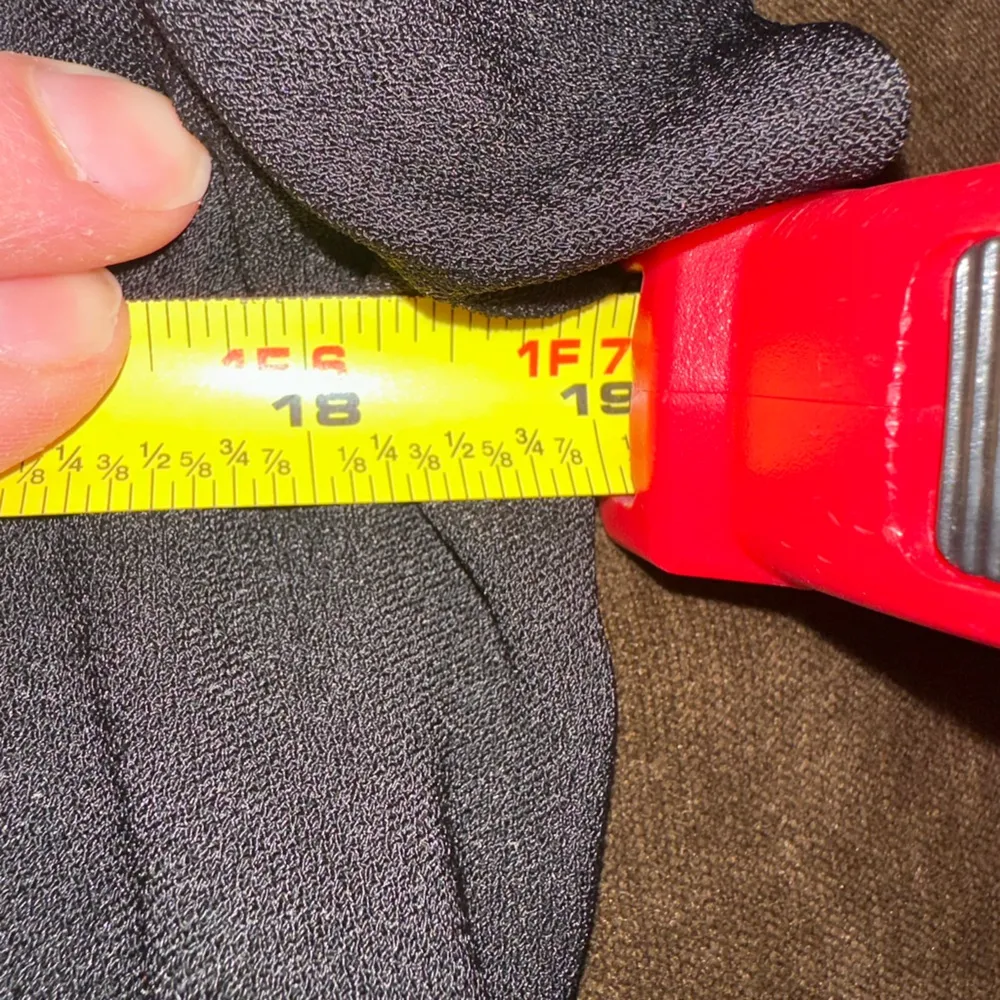 Motherhood Black Shorts Sleeves & Shoulder Pads. Dress. Tie In Back. Sz M. - Image 14