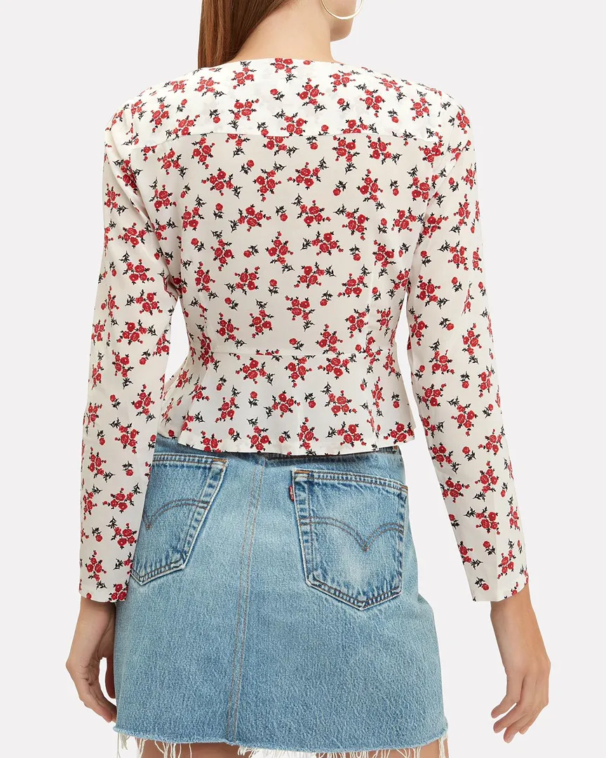 Intermix EVONNE FLORAL TOP - Image 4