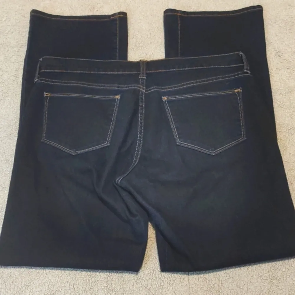 Old Navy Dark Blue Denim Bootcut Flirt Jeans Size 8 EUC #6283 - Image 3