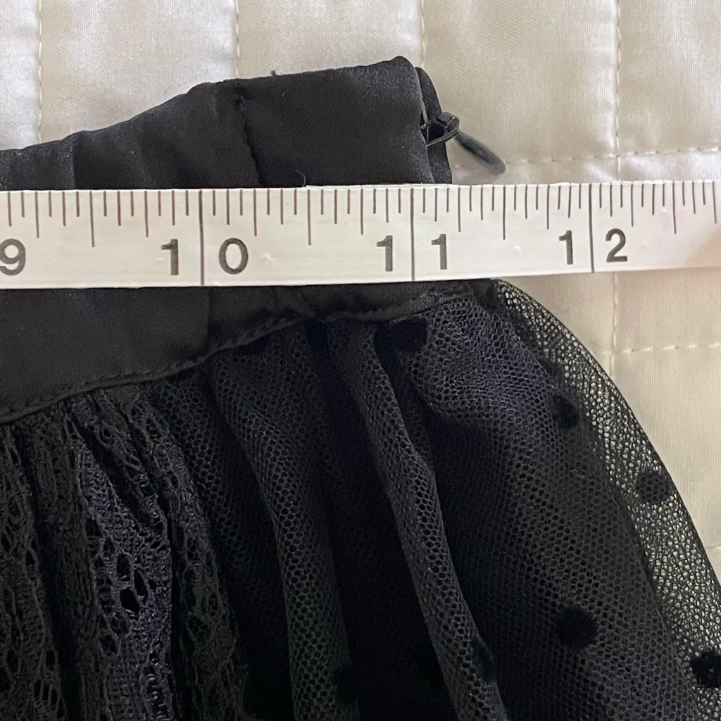 Free People Dreaming Of You Tutu Tulle Maxi Skirt size 0 in black - Image 7