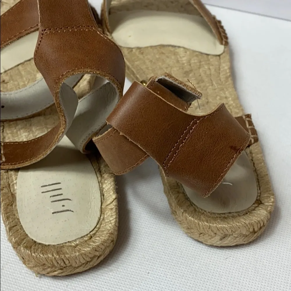 J. Jill leather espadrilles in Cognac - Image 3