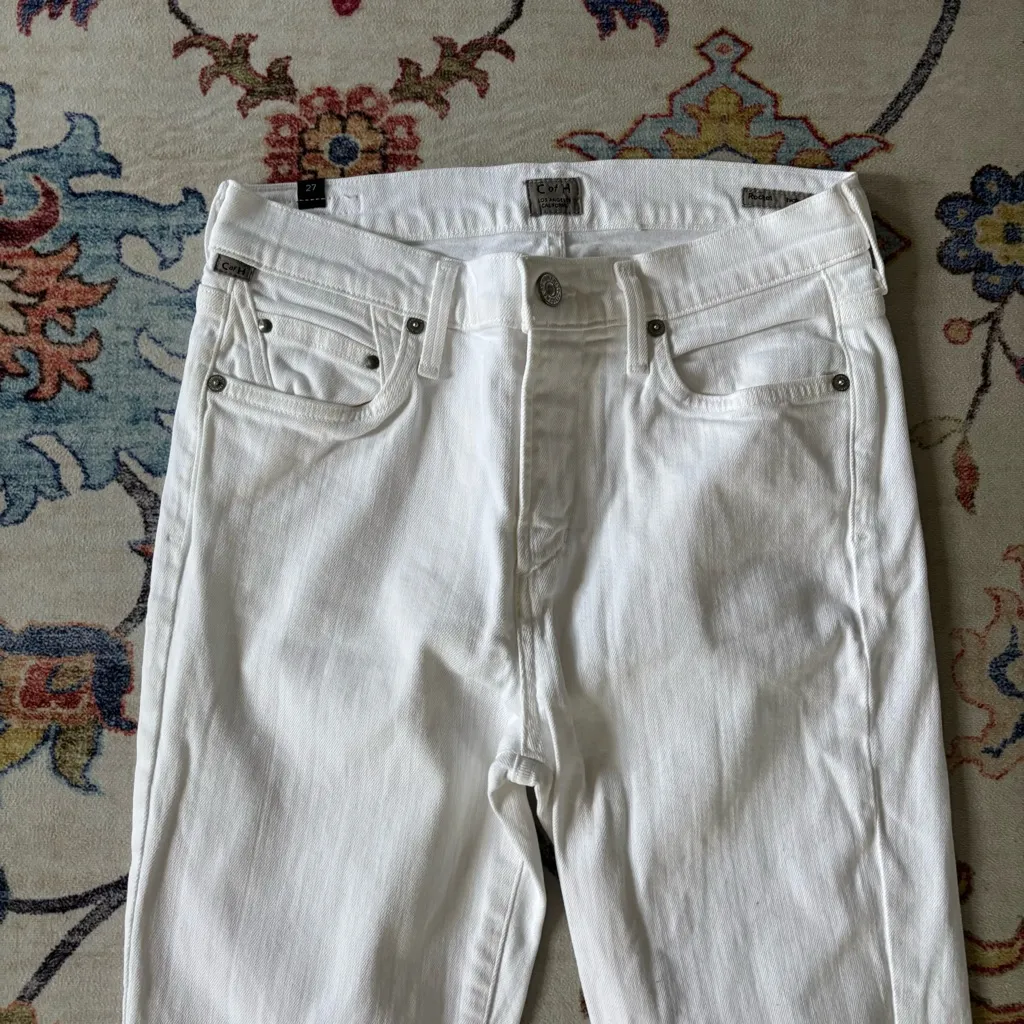 Citizens of Humanity The Rocket White Skinny High Rise Denim Jeans W27 - Image 5