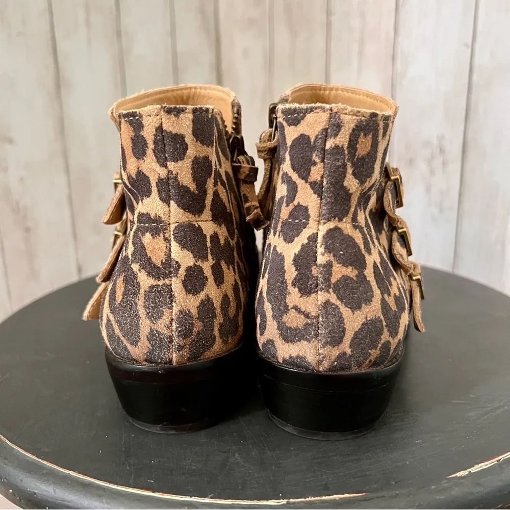 Latigo Passion Suede Leopard Booties - Image 6
