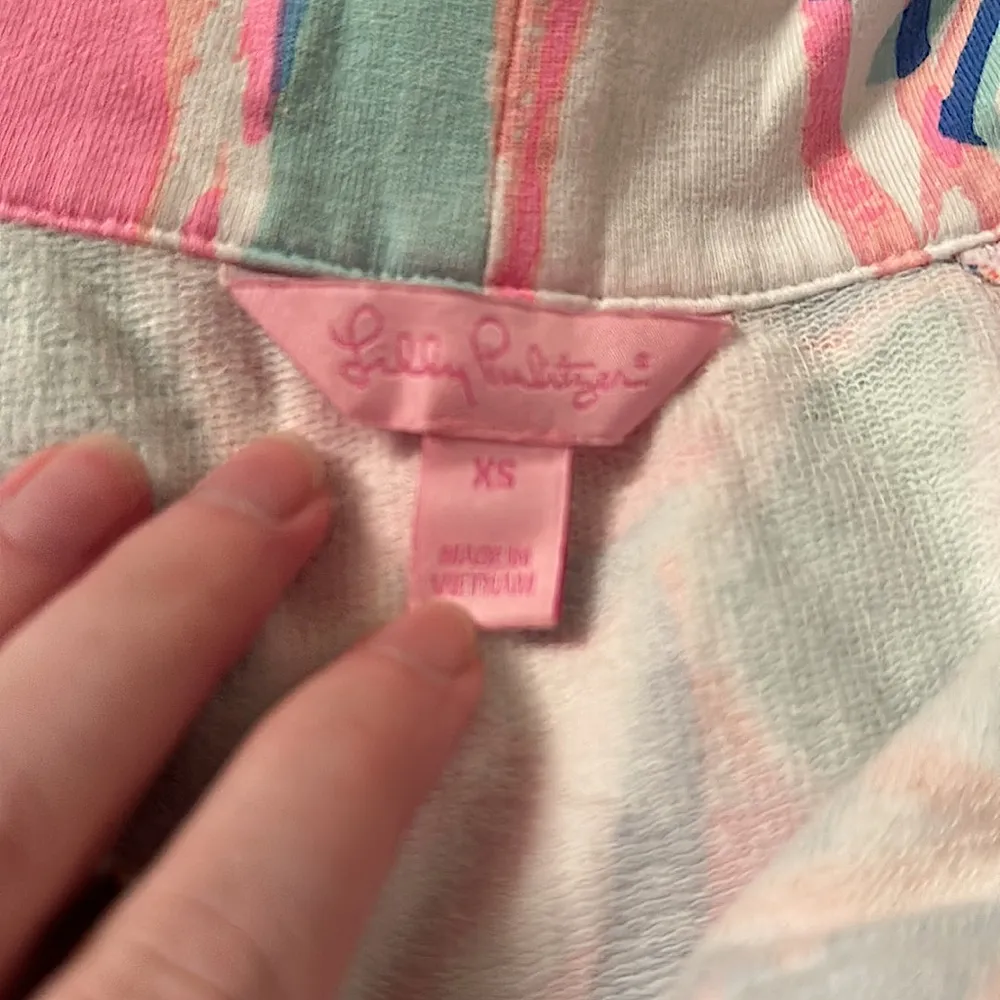 Lilly Pulitzer Quarter Zip Pullover Sweatshirt - Image 2