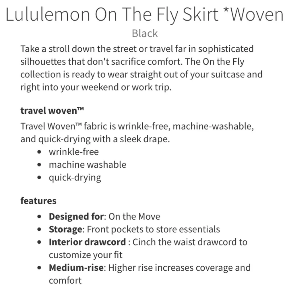 Athletica Black On The Fly Skirt Size 4 - Image 15