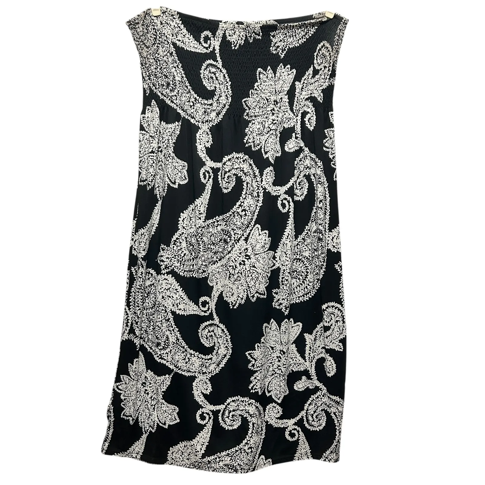 Y2K‎ Magic 2X Smocked Maxi Dress Paisley Empire Waist Flowy Festival Boho Indie - Image 2