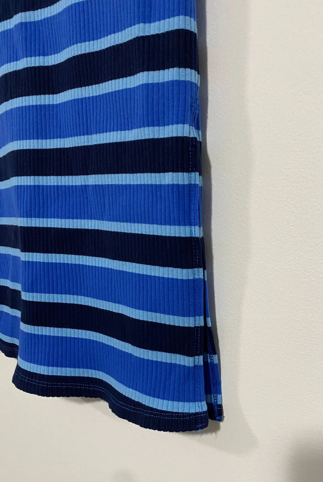 Stripe Ribbed Midi Skirt - Image 4