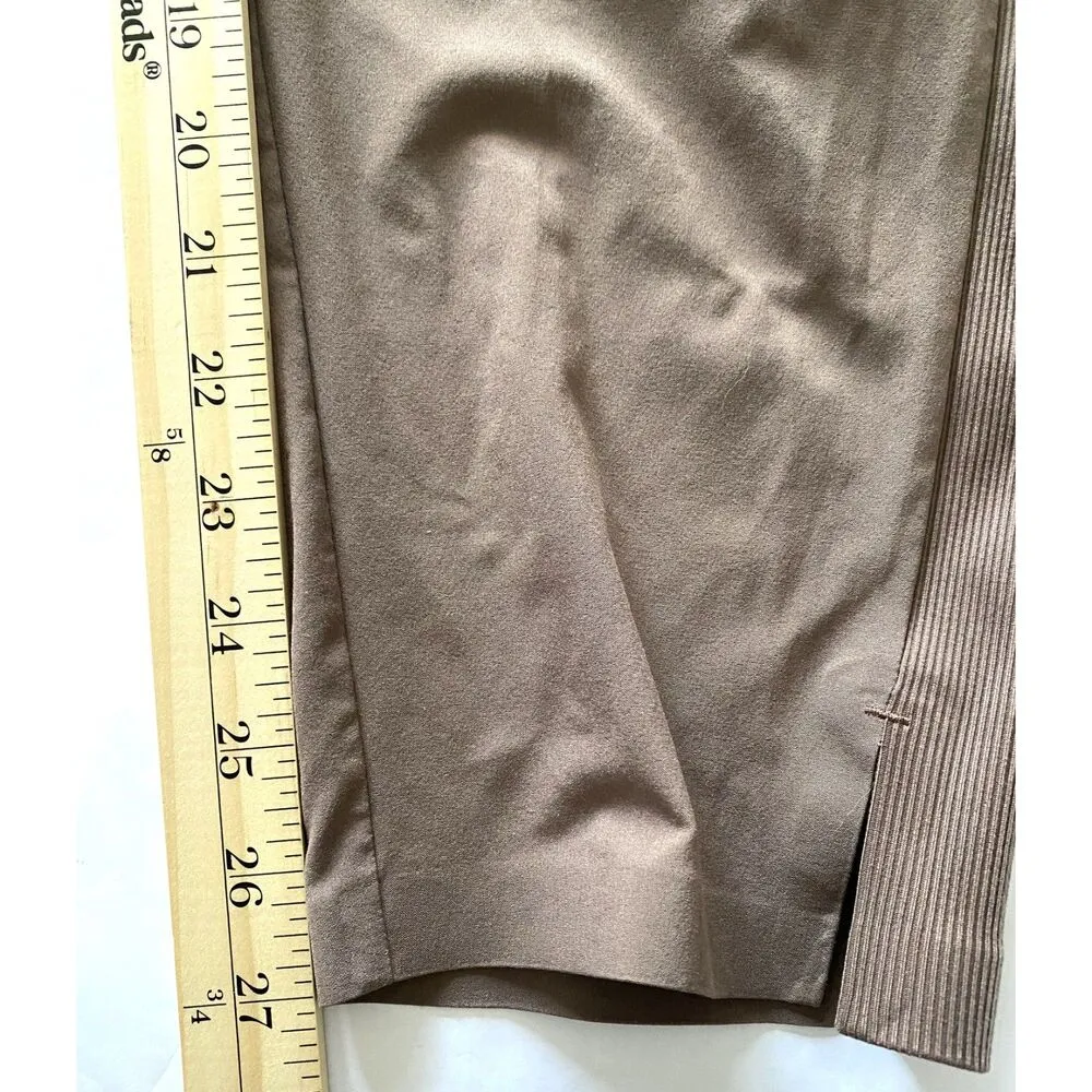 Athleta Brooklyn Ankle Pants Mineral Brown Semi-Fitted Lightweight Slim Fit 14 - Image 8