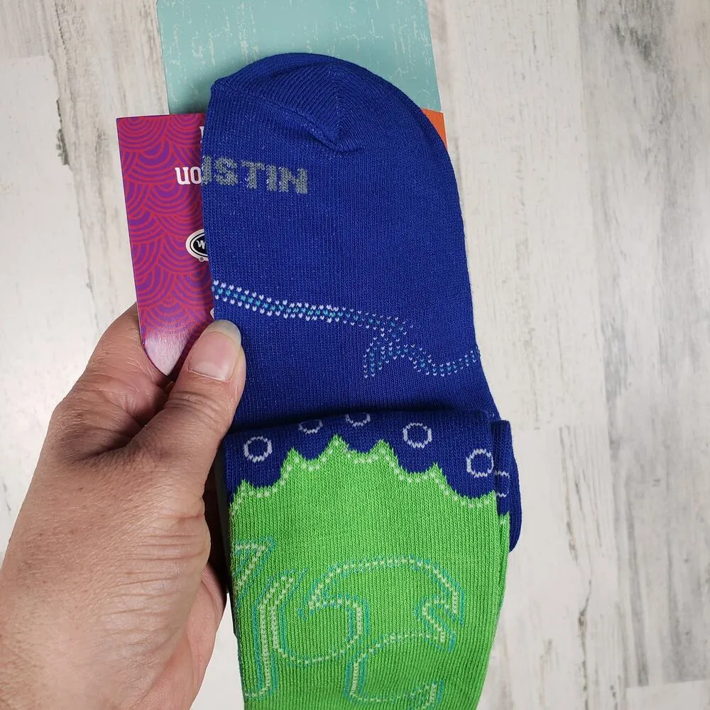 NWT Justin Boots Fashion Cushioned Sole Over The Calf Socks Women's Size Small - Image 7