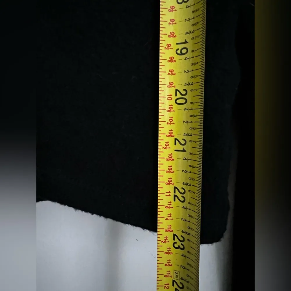 Free People All Types Of Twisted Black Top long sleeve V neck stretchy - Image 8