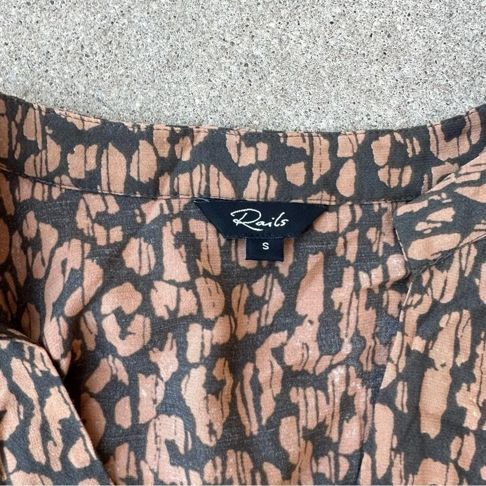 Rails Maple Batik Cheetah Dress - Image 5