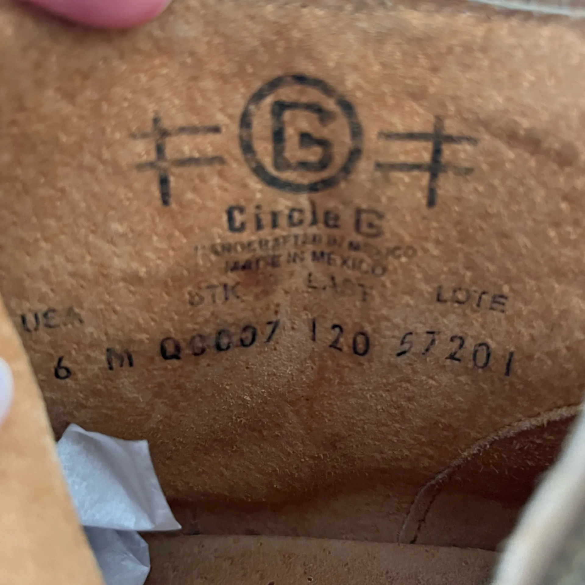 Circle G side fringe western ankle boots 6 - Image 11