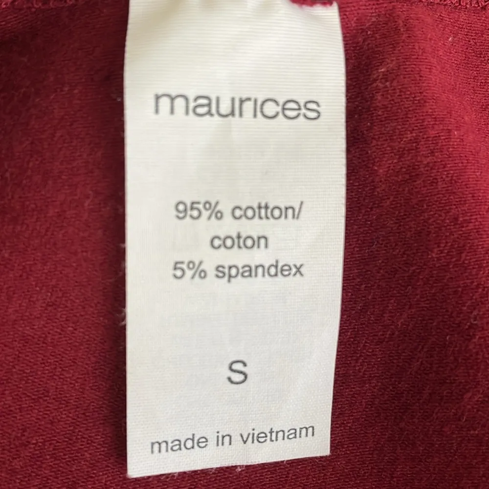 Maurices Burgundy Strappy Tank Top - Image 5