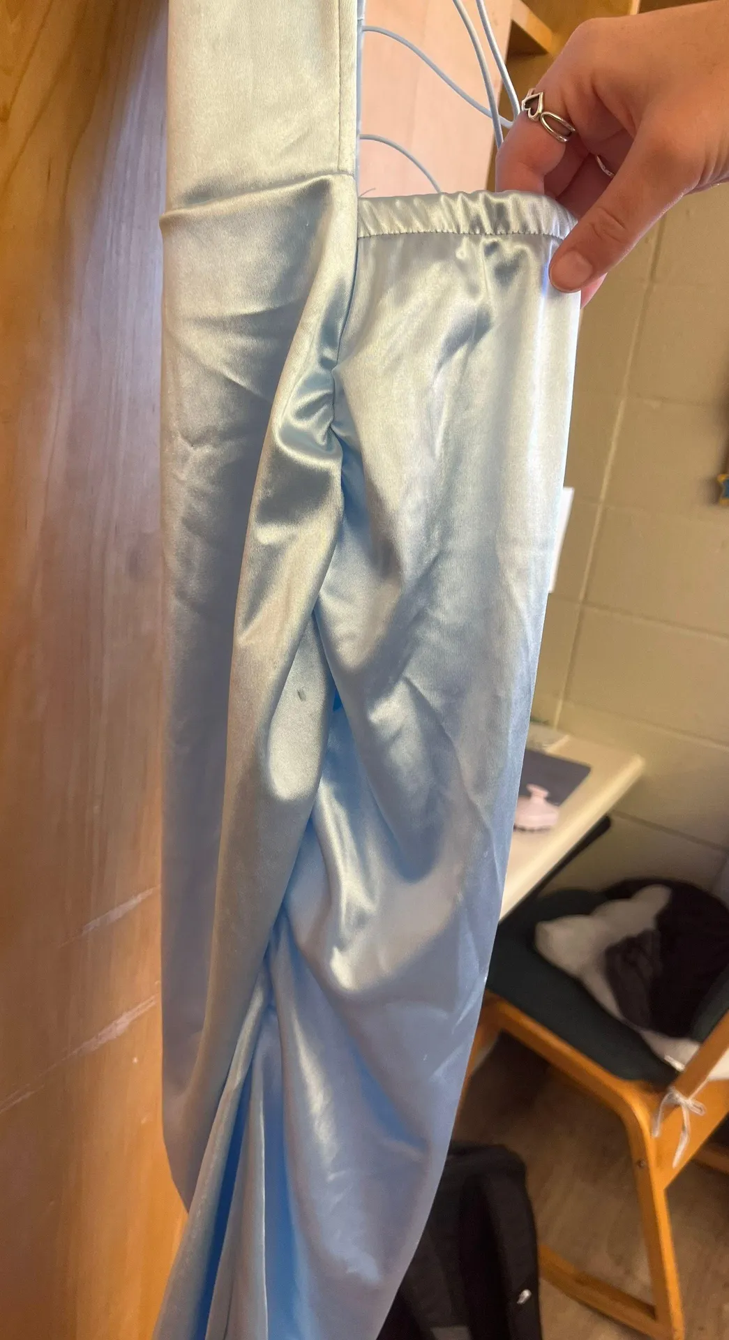 Blue Silk Dress - Image 3