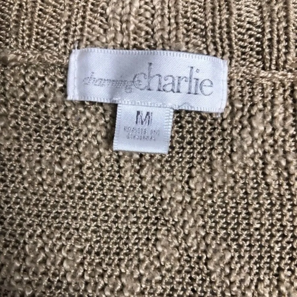 Charming Charlie Asymmetrical Fringe Open Front Cardigan - Image 16