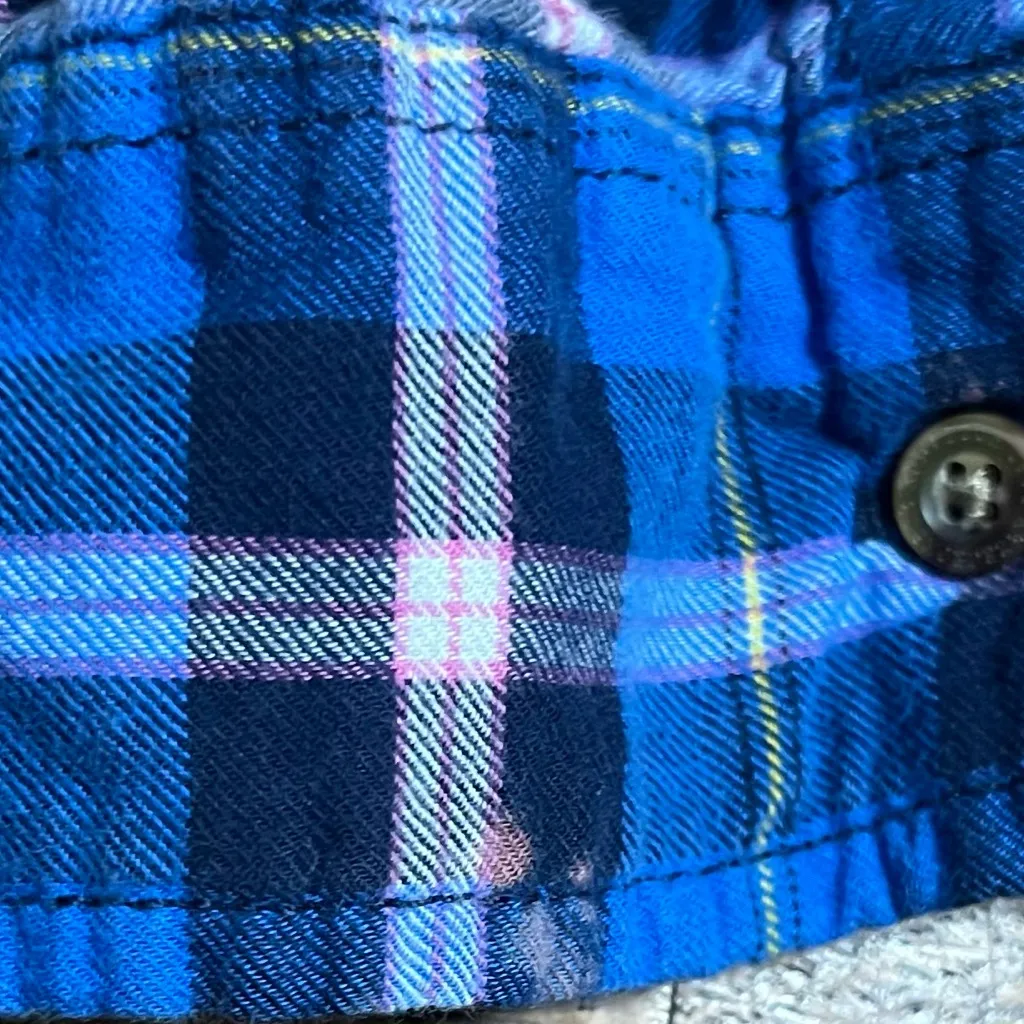 Y2K Abercrombie and Fitch Button Down Plaid Flannel - Image 7