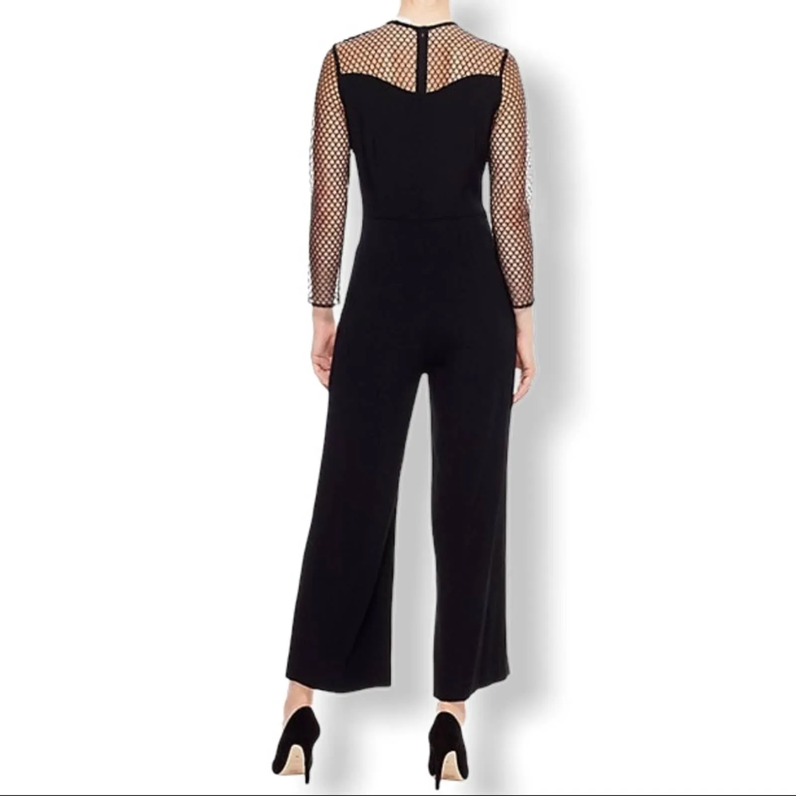 Sandro‎ black Gesette wide leg jumpsuit size 36/S - Image 2