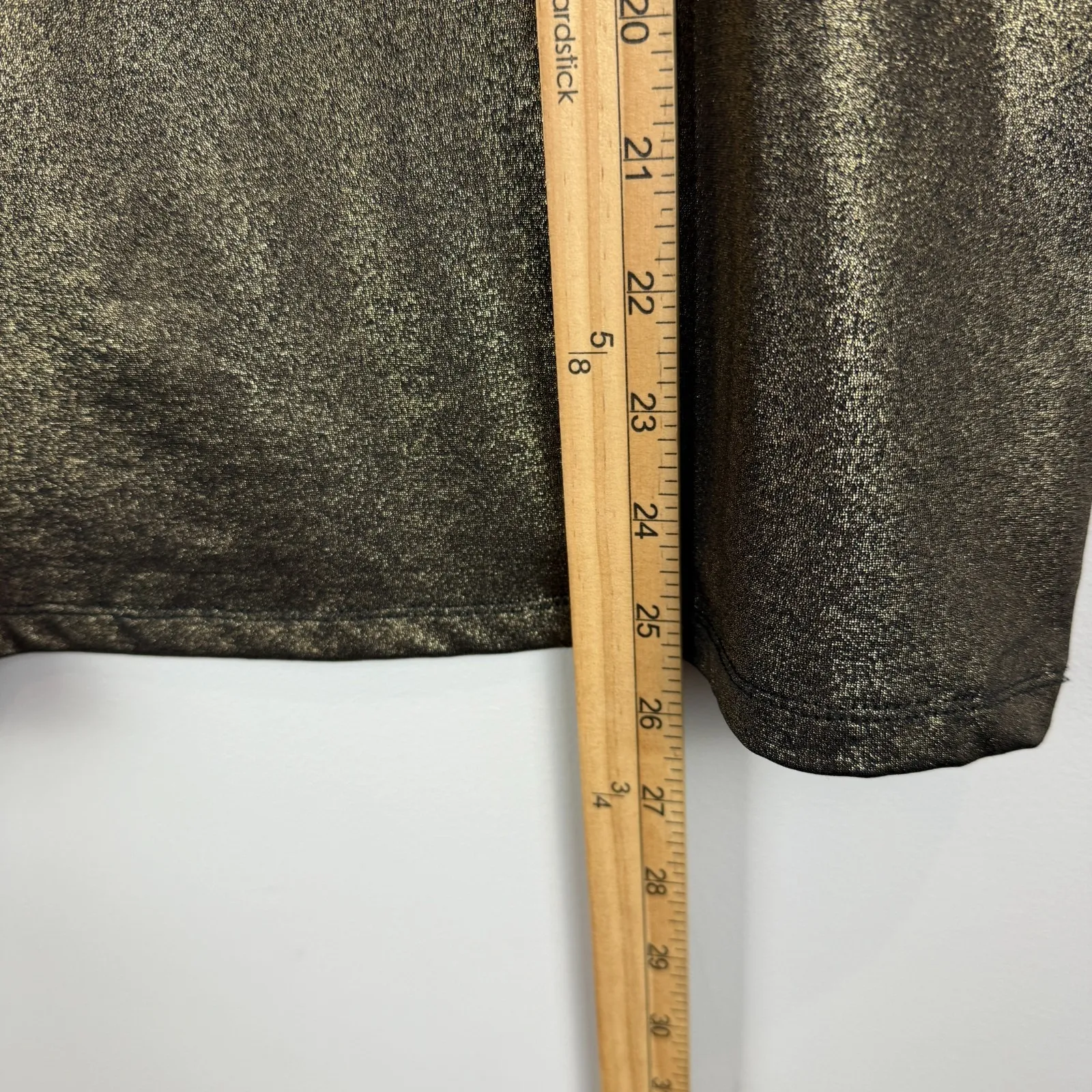 Cache Tank Top Women Large Shimmery Olive Green V-Neck Sleeveless Party NWT - Image 7