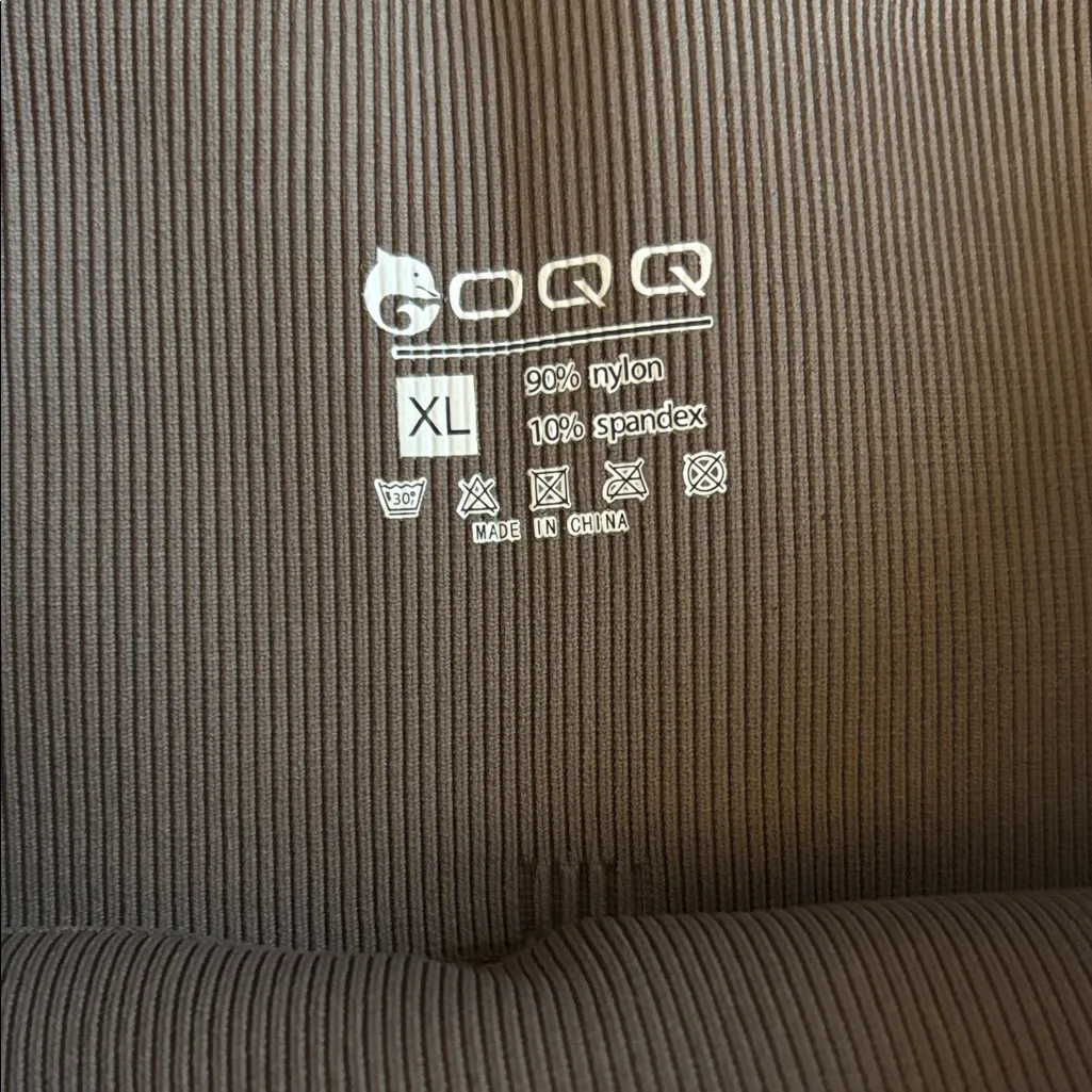 Yoga Ribbed Seamless High Waist Bell Bottom Flare Leggings Women Size XL NWOT Black - Image 7