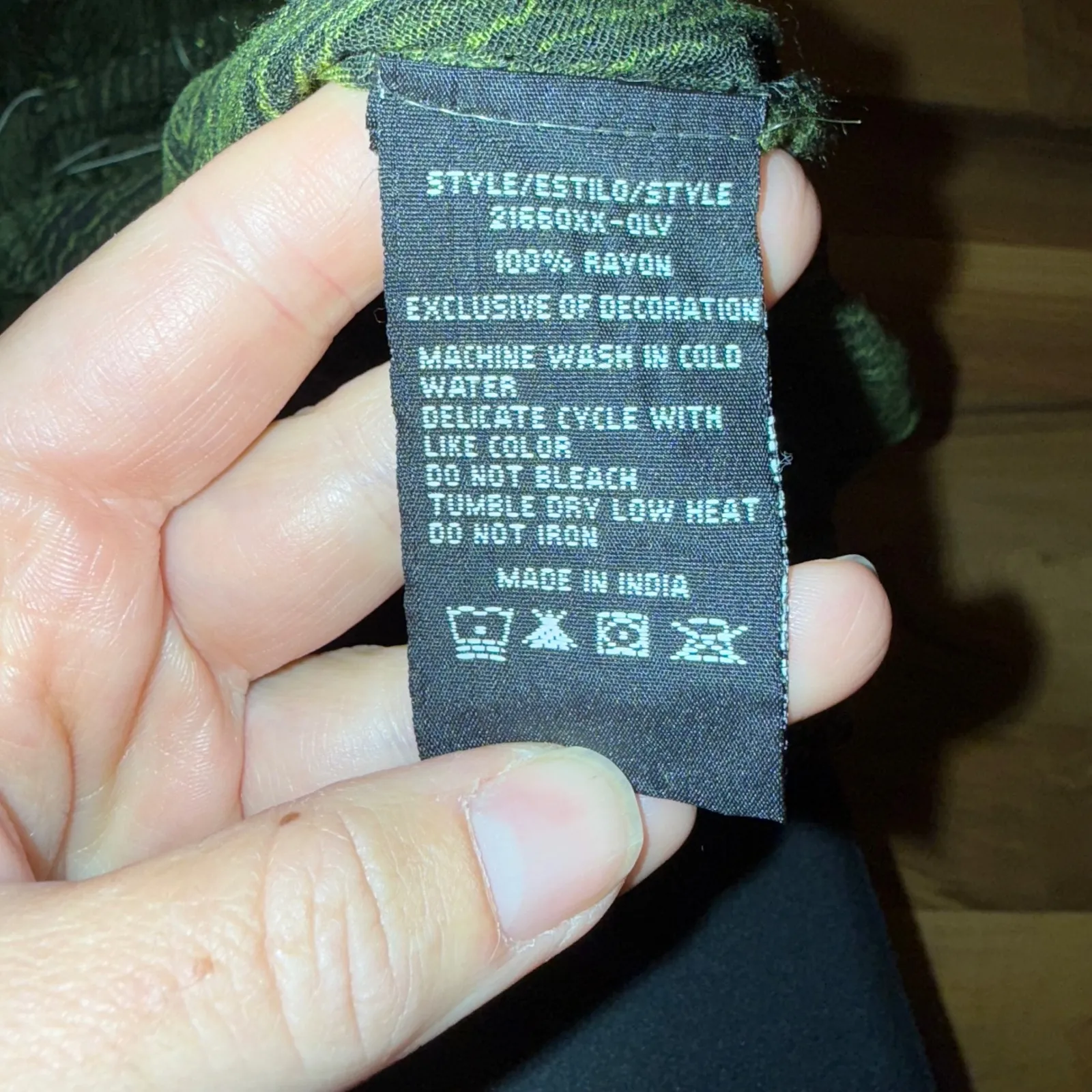 Riviera Sun Green‎ Crinkle Rayon Dress Sleeveless Embellished Bohemian Festival Green Size 1X - Image 5