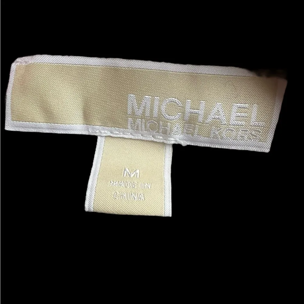 Michael Kors White Zip Detail Crew Neck Sweater‎ - Image 5