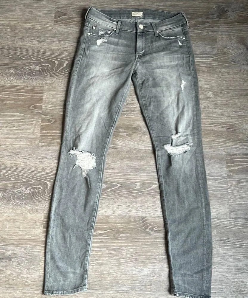 MOTHER The Looker jeans “Holy Smokes Gray Size 26 - Image 2