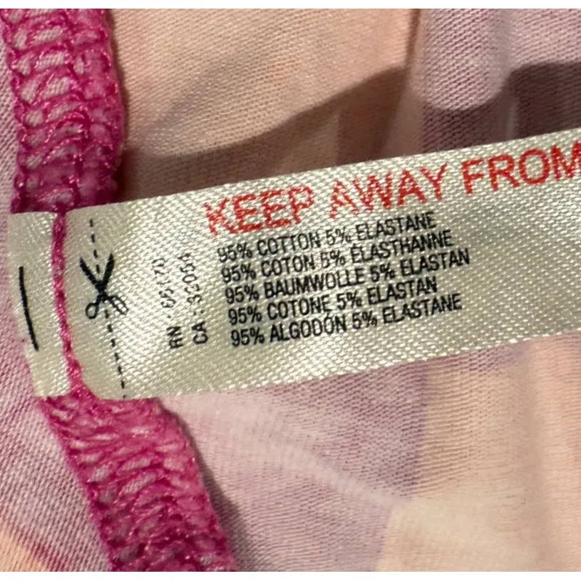 Free People Movement Hot Shot Jumpsuit Printed Oversized Sz L Pink Orange Boho - Image 8