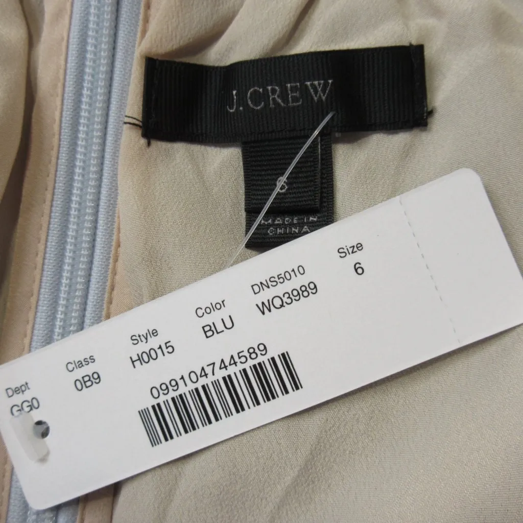 NWT J.Crew Tulle Ball Skirt in Blue Sheer Mesh Pleated Ribbon Belt A-line 6 - Image 2