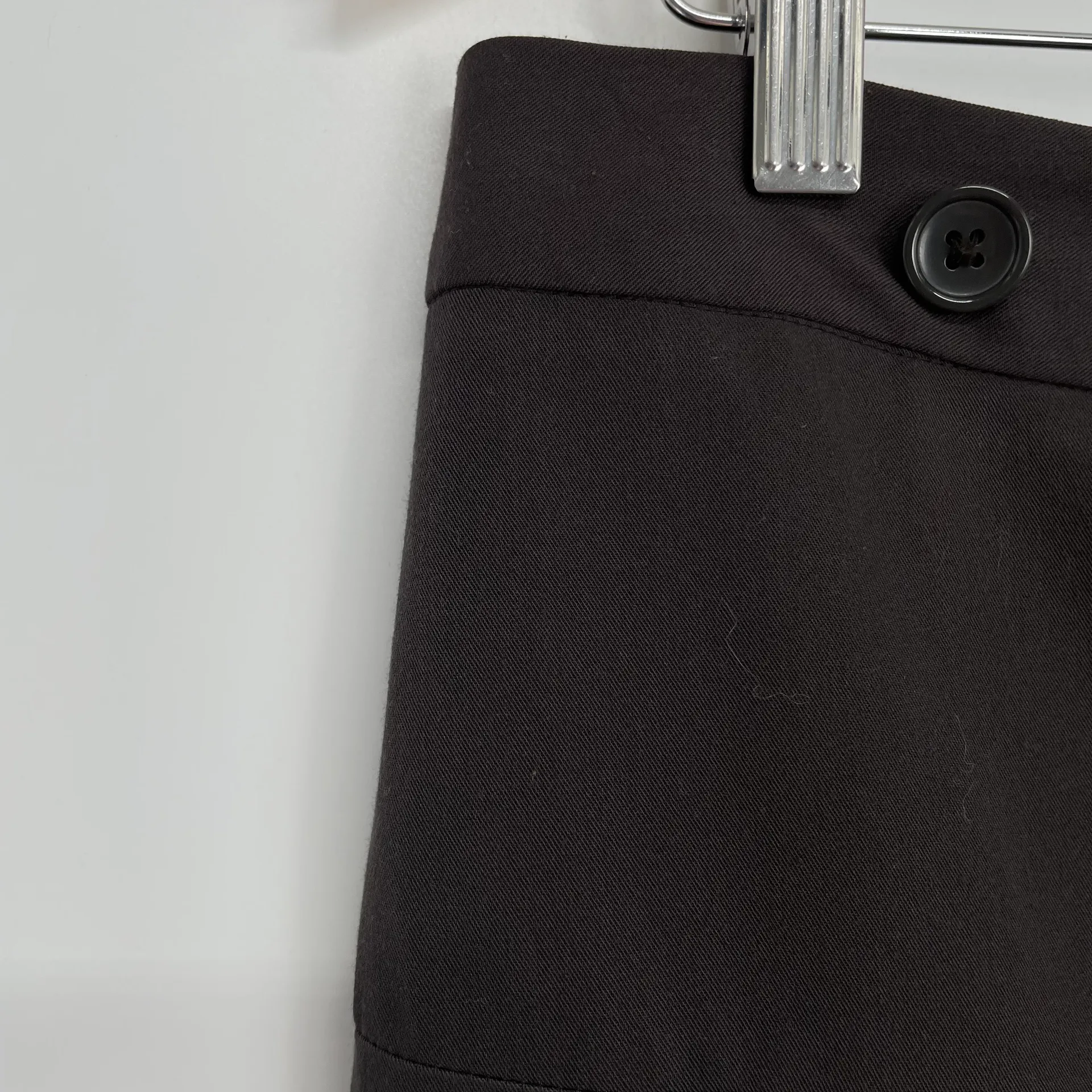 For The Republic Vintage‎ Womens Classic School Girl Pleated Chocolate Skirt 10 - Image 2