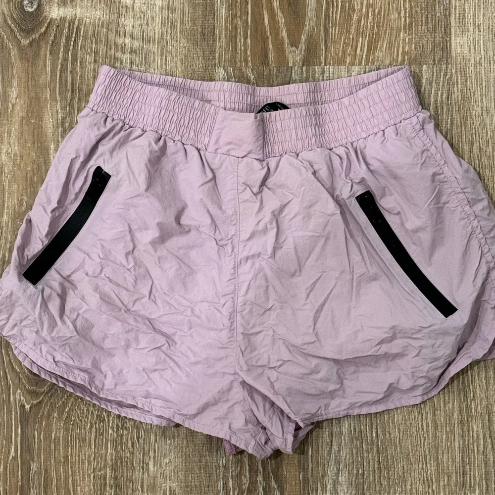 Zara Nylon Shorts Purple XS - Image 3