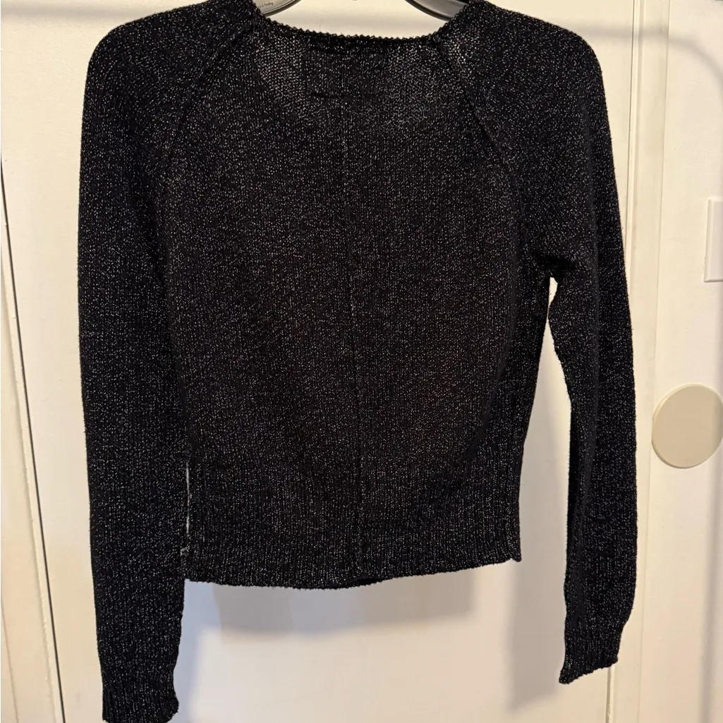 Hurley Black Metallic Knit Top - Image 2