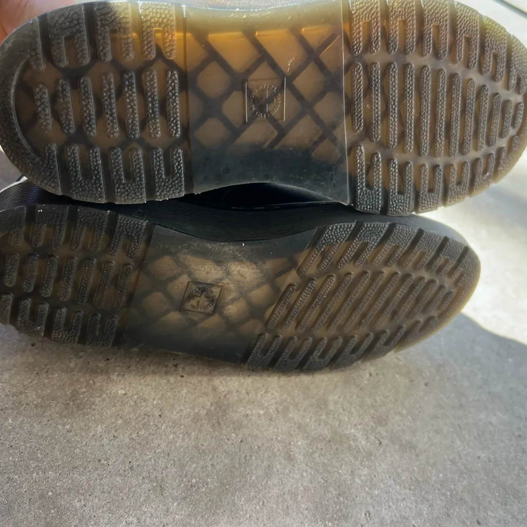 Dr Martens Boots Zavala Black Leather High Tops Women’s Sz 6 - Image 11