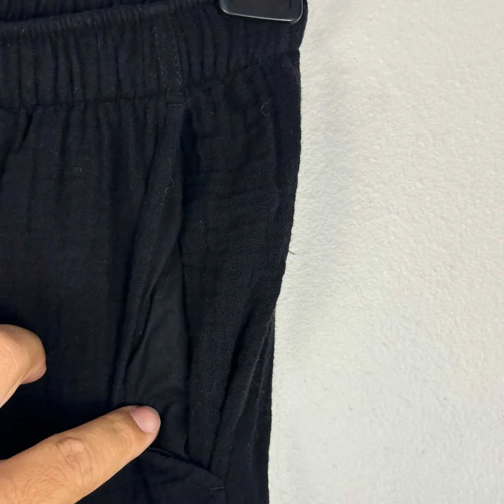 Little Moon Aritzia  AirPlush Cotton Sail Relaxed Wide Leg Cotton Pant Sz S - Image 5