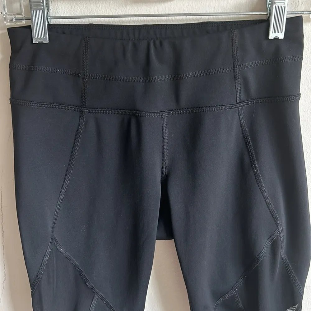 Athleta Aura Sonar Mesh Panel Black Leggings Size XS - Image 7